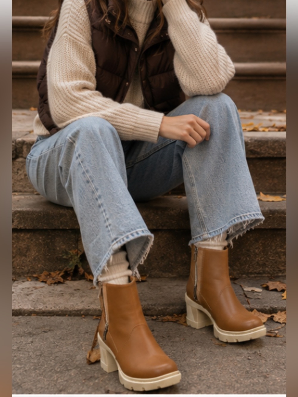 Sorel‎ Womens Caribou Heel Chelsea Sz 8.5 Chunky NWT Gorpcore Fall Outdoor